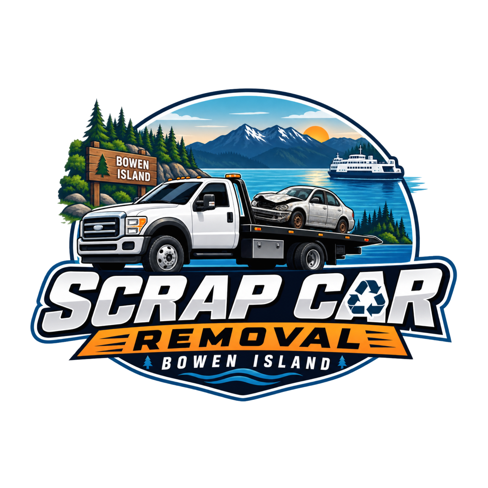 cash for cars bowen island logo